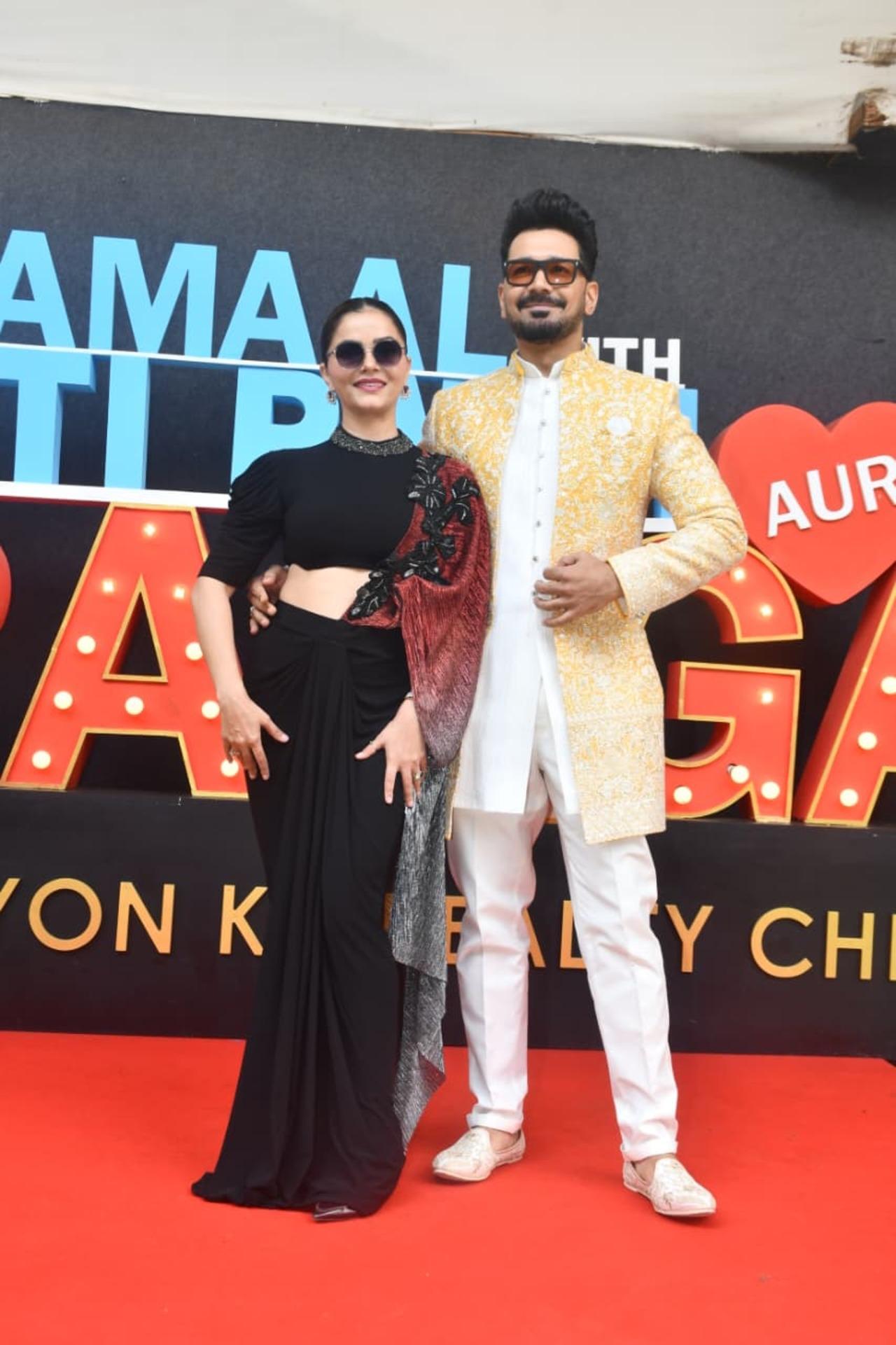 Rubina Dilaik and Abhinav Shukla were seen giving major power couple goals on the sets of Pati, Patni Aur Panga.